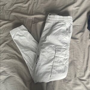 Men's White Cargo Pants